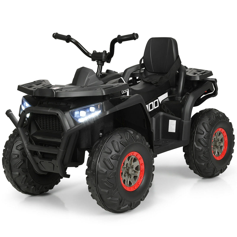 12 V Kids Electric 4-Wheeler ATV Quad with MP3 and LED Lights - Relaxacare