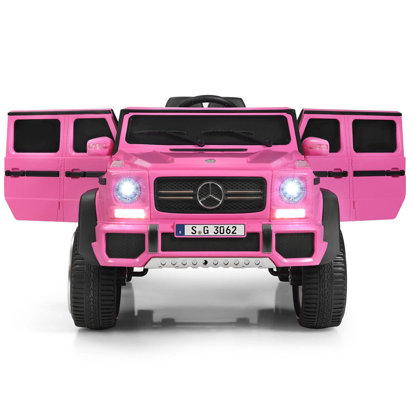 12V Licensed Mercedes-Benz Kids Ride On Car-Pink - Relaxacare