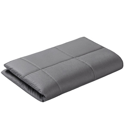 15 lbs 60 x 80 Inch Premium 200TC 100% Cotton Weighted Blanket with Glass Beads - Relaxacare