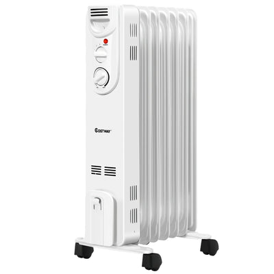 1500W Electric Space Heater with 3 Heat Settings and Safe Protection - Relaxacare