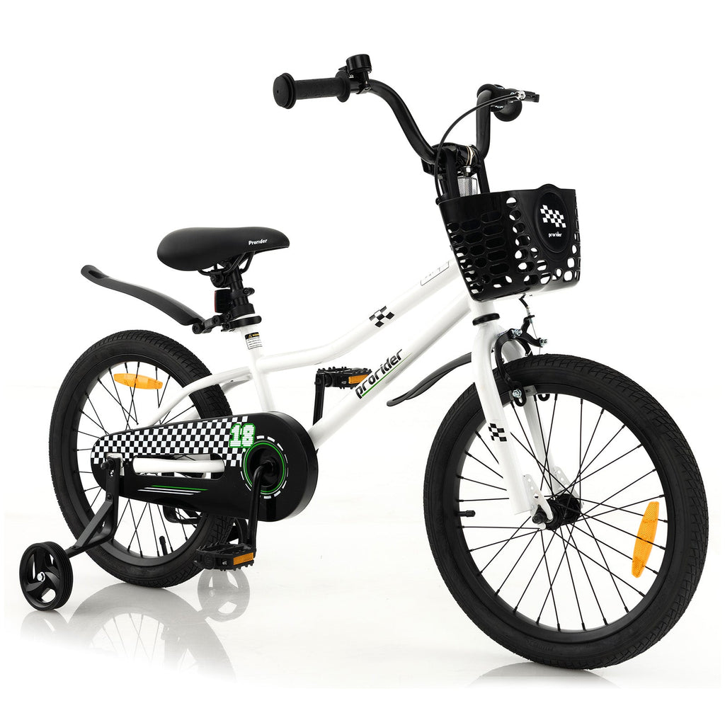 18 Inch Kid s Bike with Removable Training Wheels