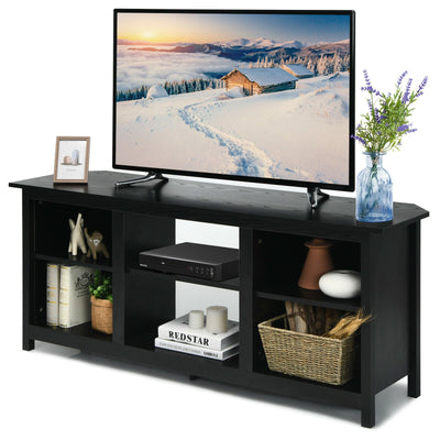 2 Tier Farmhouse Universal TV Stand for TV's up to 65 Inch Flat Screen - Relaxacare