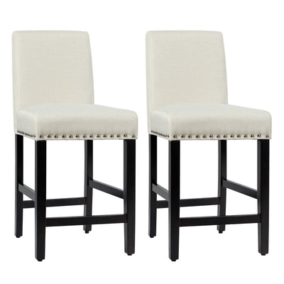 25 Inch Kitchen Chairs with Rubber Wood Legs - Relaxacare