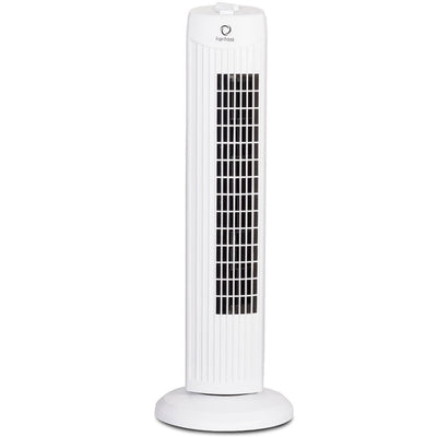 35W 28 Inch Quiet Bladeless Oscillating Tower Fan - Relaxacare