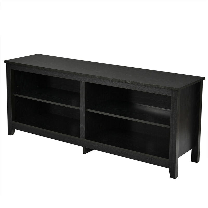 4-Cubby TV Stand Media Console for TV&