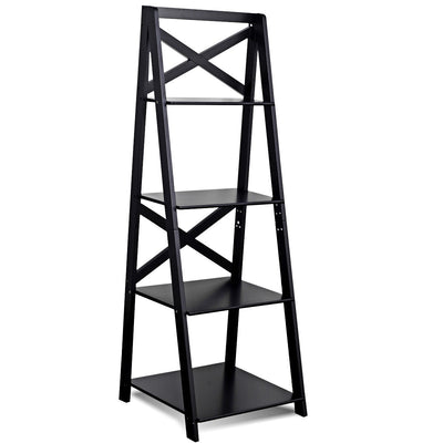 4-Tier Ladder Space-saving Bookshelf - Relaxacare