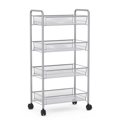 4 Tier Storage Rack Trolley Cart - Relaxacare