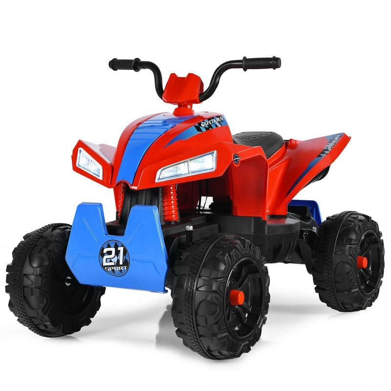 4 Wheels Quad Spring Suspension Kids Ride On ATV-Red - Relaxacare