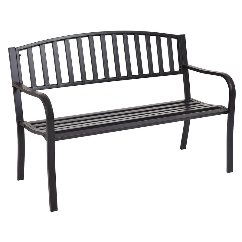 50 Inch Patio Garden Bench Loveseats for Outdoor - Relaxacare