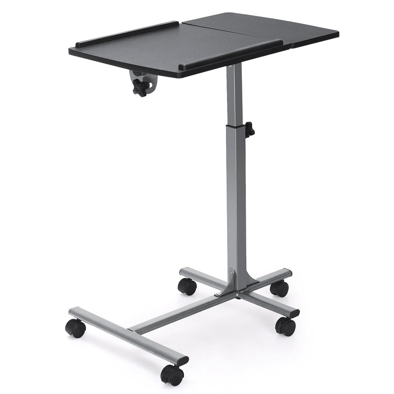 Adjustable Angle Height Rolling Laptop Table - Relaxacare