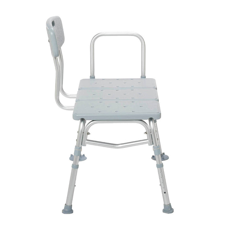 DRIVE MEDICAL - Plastic Tub Transfer Bench with Adjustable Backrest - Relaxacare