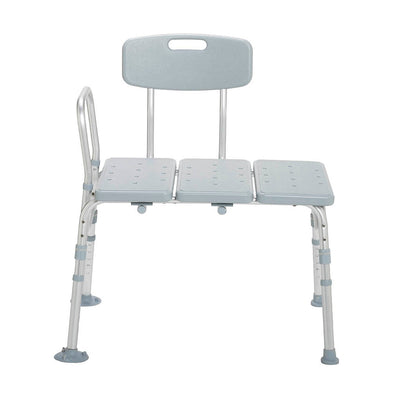 DRIVE MEDICAL - Plastic Tub Transfer Bench with Adjustable Backrest - Relaxacare