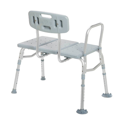 DRIVE MEDICAL - Plastic Tub Transfer Bench with Adjustable Backrest - Relaxacare