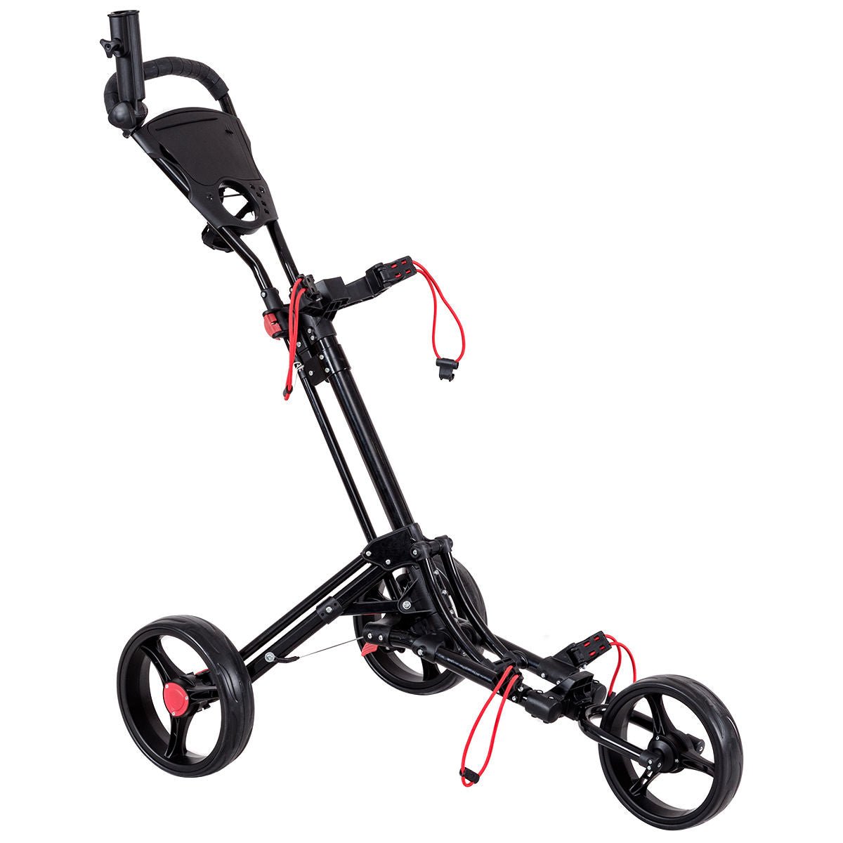 Foldable 3 Wheel Golf Pull Push Cart Trolley