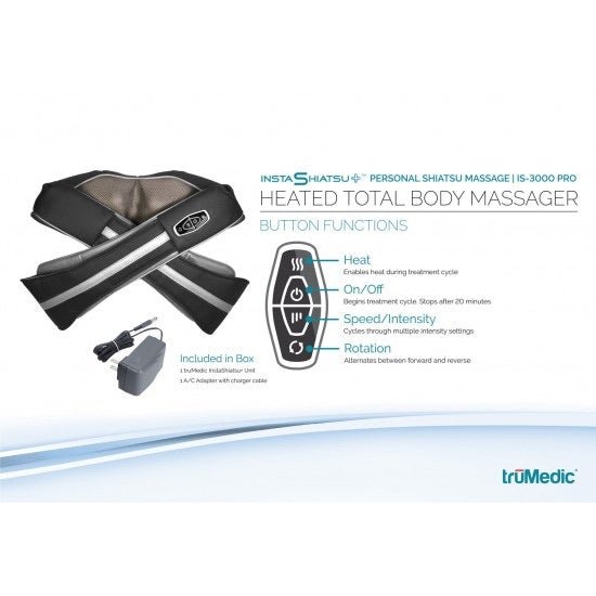 Spring Sale Top Seller TruMedic is 3000 PRO Neck Massager with heat