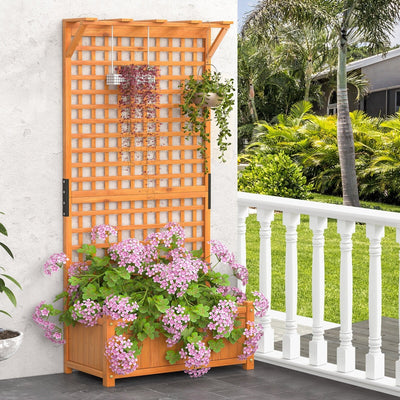 Open Box-Flower pot rack (grid) - Relaxacare