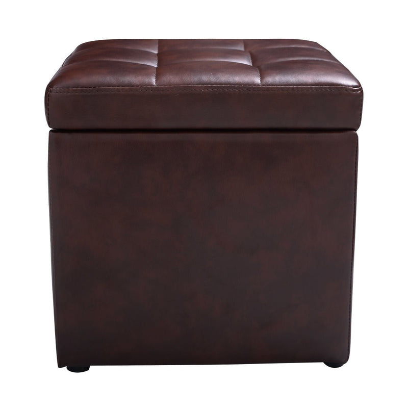 Ottoman Pouffe Storage Box Lounge Seat Footstools - Relaxacare