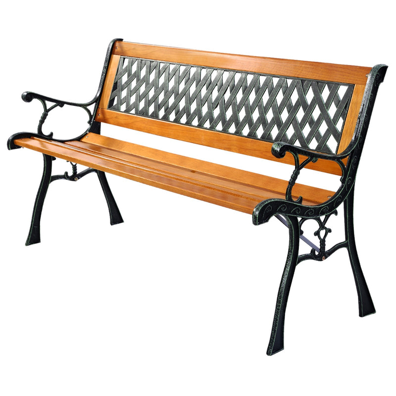 Outdoor Cast Iron Patio Bench - Relaxacare