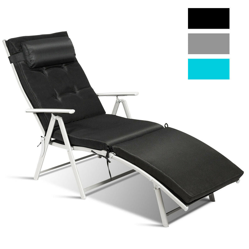 Outdoor Lightweight Folding Chaise Lounge Chair - Relaxacare