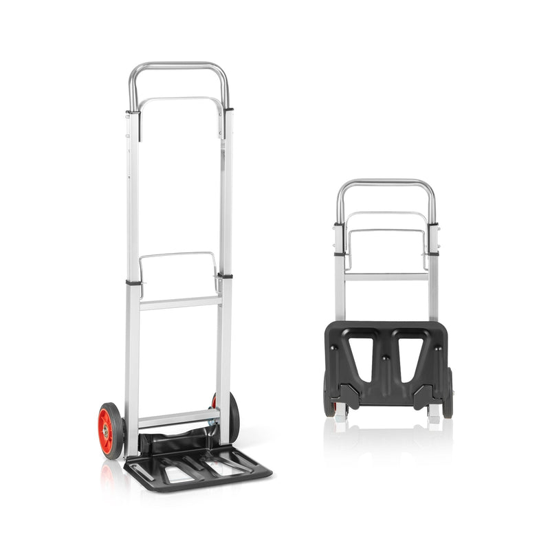 Portable Folding Hand Truck with Telescopic Handle and Wheels - Relaxacare