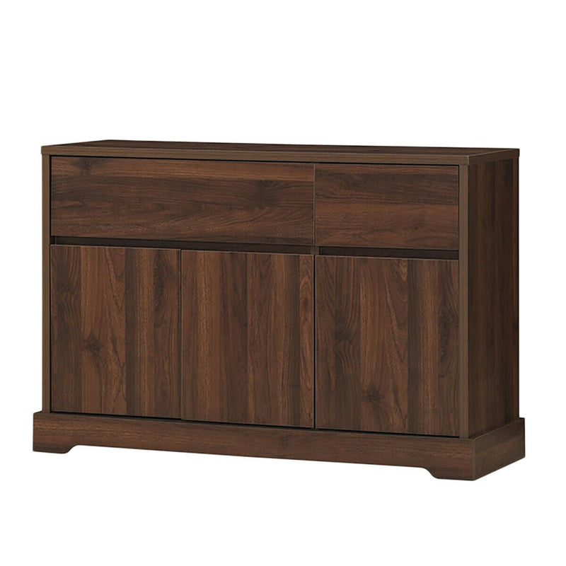 Storage Buffet Sideboard with 2 Drawers and 2 Cabinets - Relaxacare