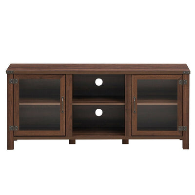 TV Stand Entertainment Center for TVs up to 65 Inch with Storage Cabinets - Relaxacare