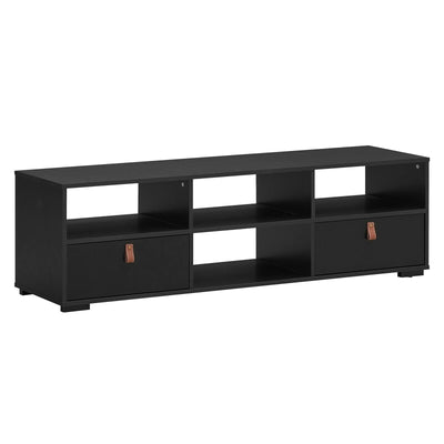 TV Stand Entertainment Media Center Console for TV's up to 60 Inch with Drawers-Black - Relaxacare