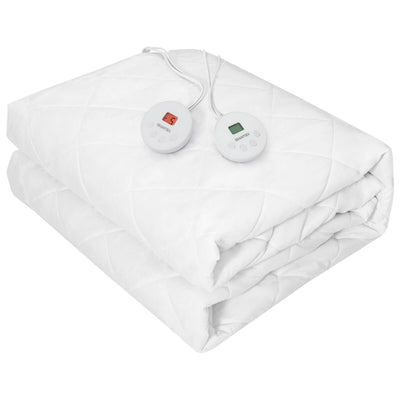 Twin/Queen/King Auto Shut Off Heated Electric Mattress Pad with Dual Controller - Relaxacare