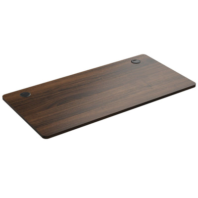 Universal Table Top for Office Relevance Desktop with 2 Cable Holes-Walnut - Relaxacare