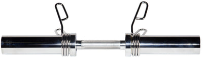 YORK FITNESS - 18" OLYMPIC DUMBELL WITH SPRING CLIP COLLARS INCL. - Relaxacare