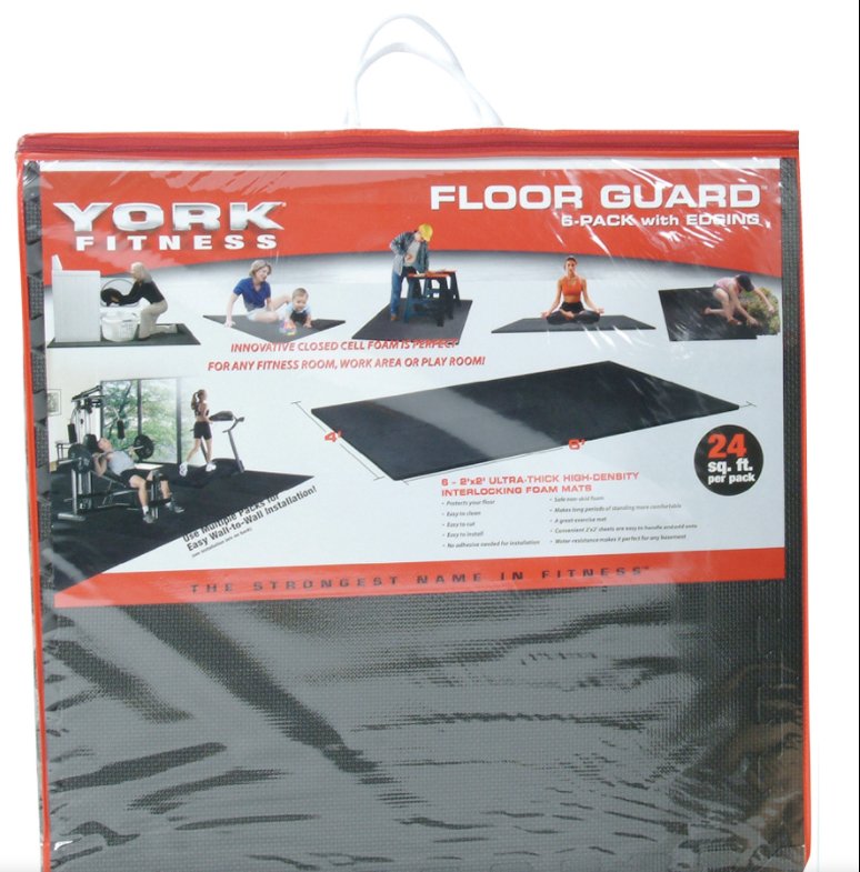 YORK FITNESS - Floorguards (Pack of 4) - Relaxacare